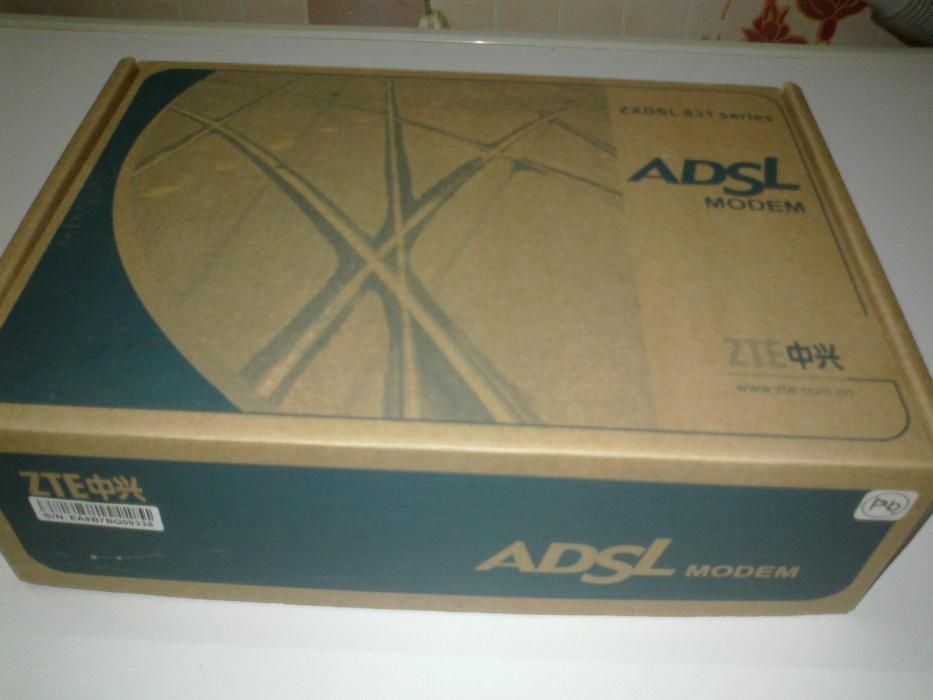 ADSL модем ZXDSL 831-II без блока питания