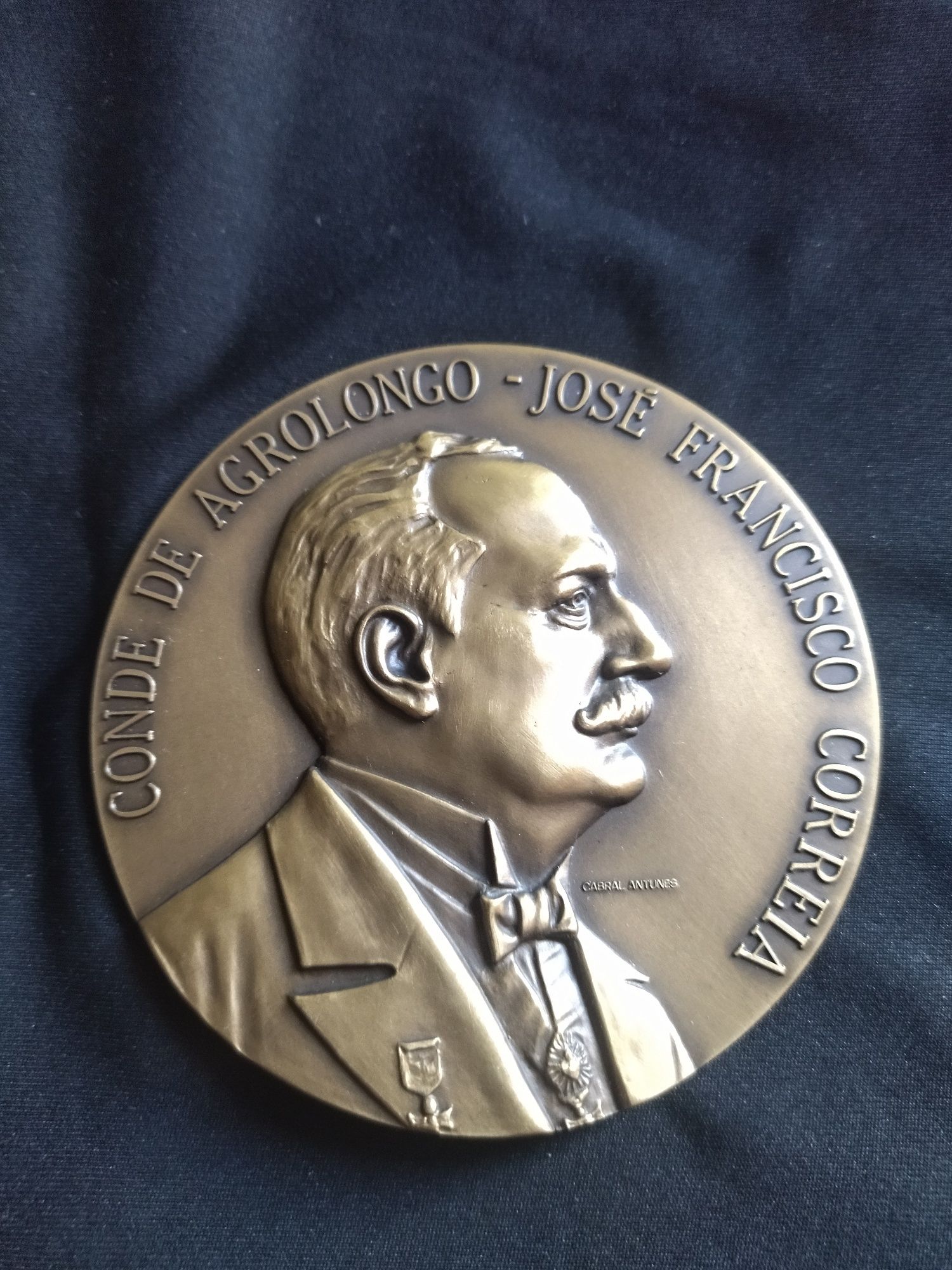 Medalha Bronze Conde de Agrolongo José Francisco Correia