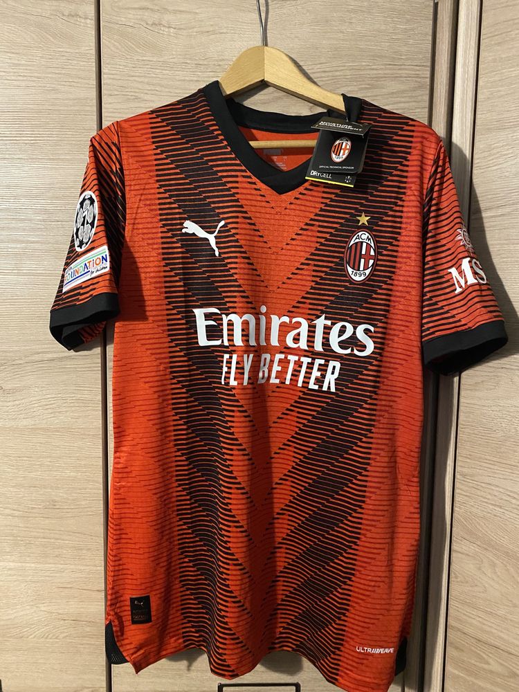 AC Milan Rafael Leao 10 Champions League patch L