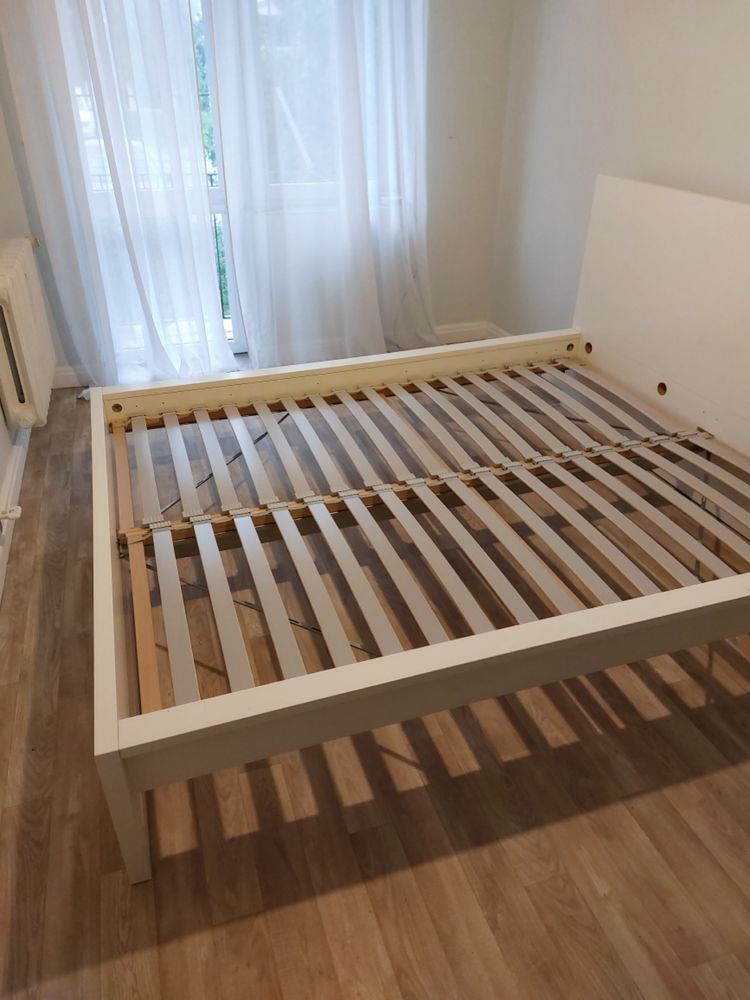 Łóżko Ikea Malm białe 160/200