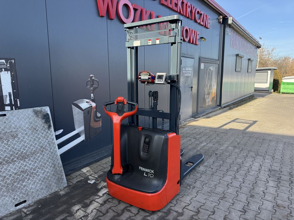 Paleciak elektryczny Linde L 10 z wagą 340 cm 1000 kg 2013 r wózek