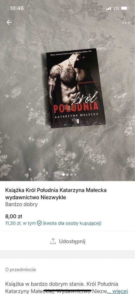 Książka Król Południa Katarzyna Małecka wydawnictwo Niezwykle