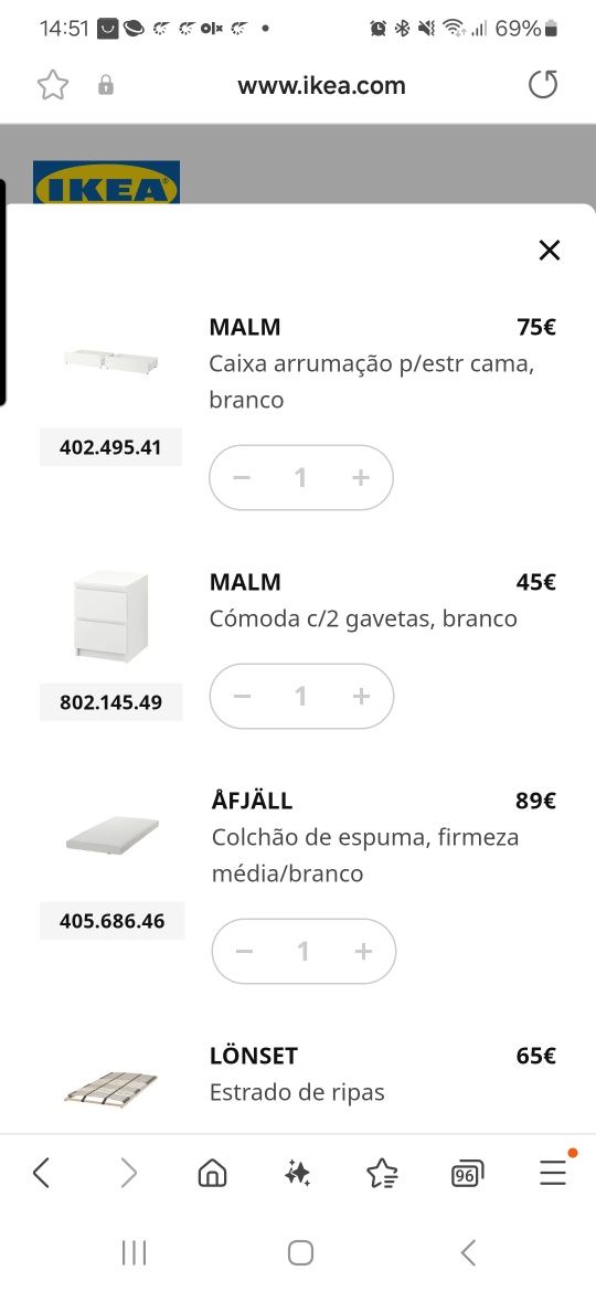 Mobília de quarto criança/solteiro