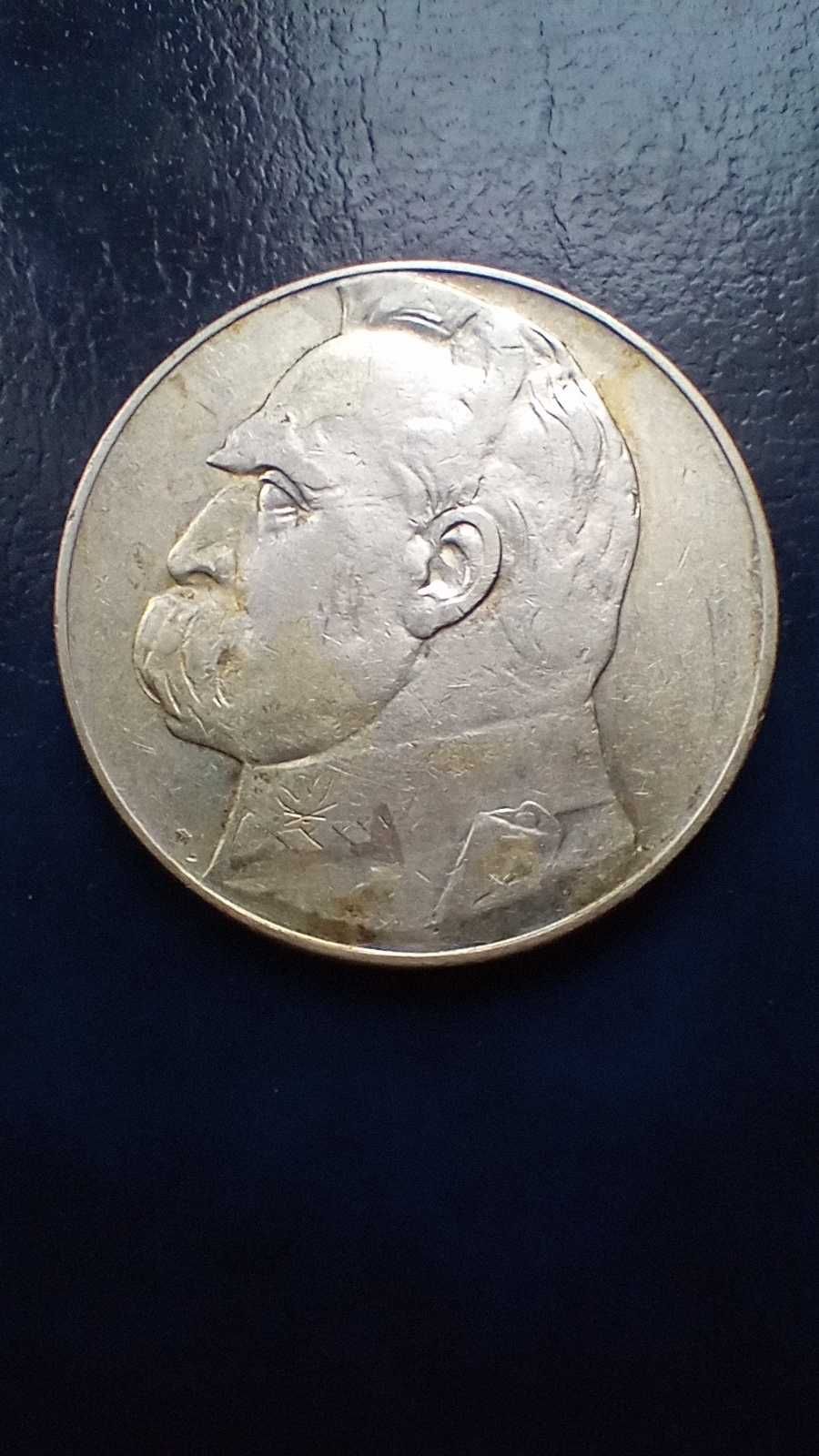 Stare monety 10 złotych 1934 Piłsudski 2RP srebro