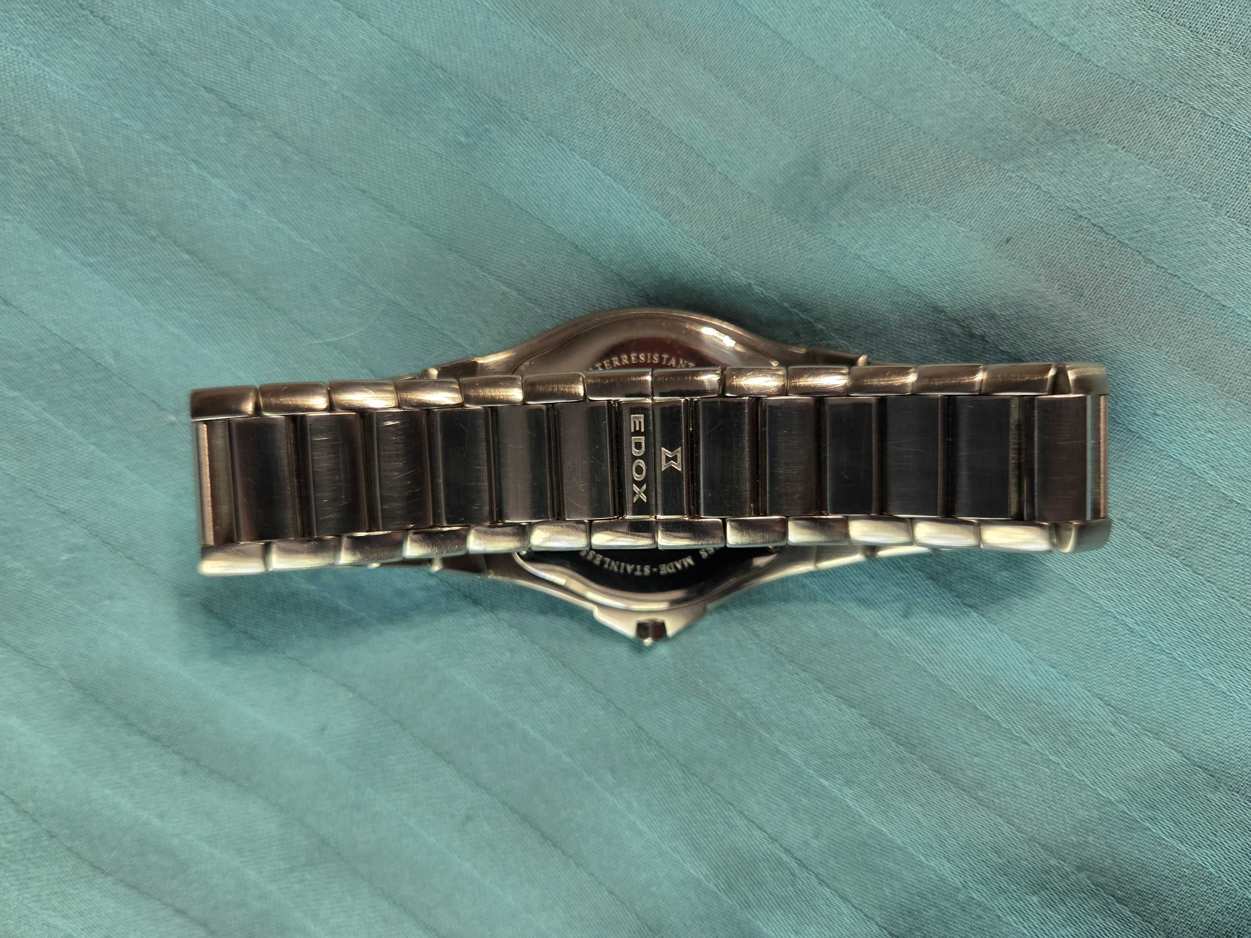 Edox Les Bemonts Ultra Slim Gin Швейцария.