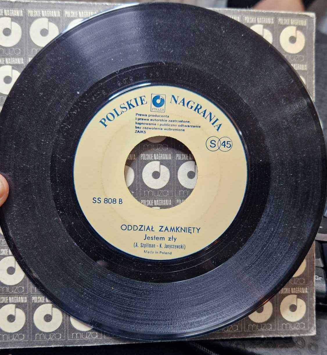 Oddział Zamknięty - Andzia i Ja / Jestem zły - Singiel 7"