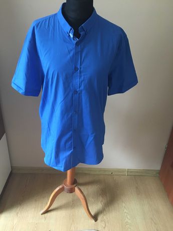 Koszula męska niebieska XL
