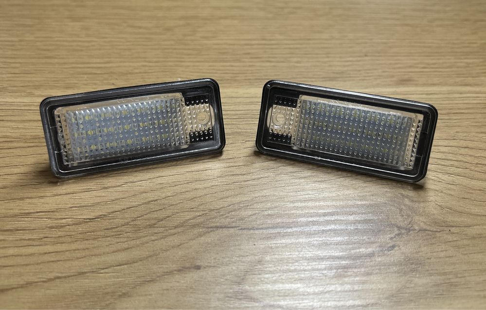 LED подсветка номера Audi Ауди A3 A4 A6 Q7