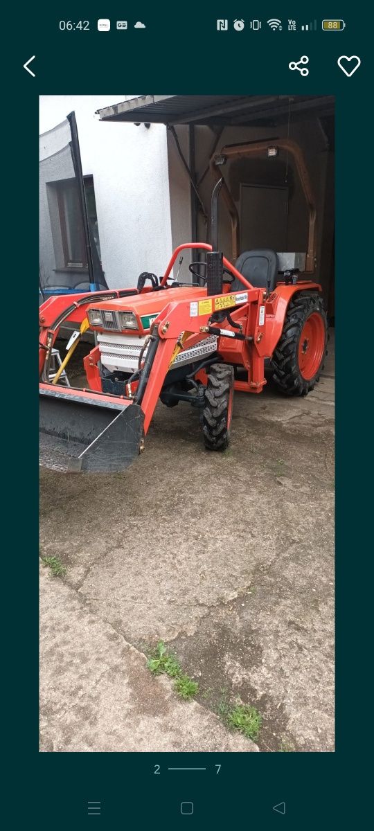 Kubota B19 mały,mini traktorek.