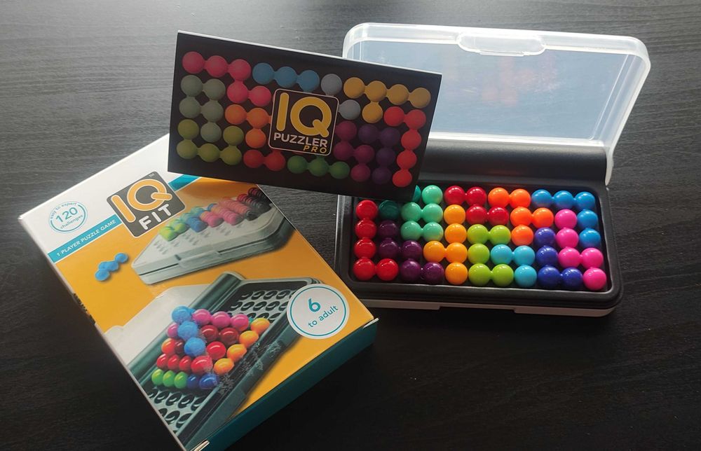 IQ Fit Pro Gra Planszowa Logiczna Układanka 3D Puzzle Montessori DIY
