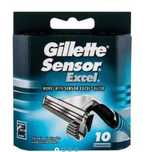 GILLETTE SENSOR EXCEL OSTRZA wkłady do maszynki 10szt Gwarancja SKLEP