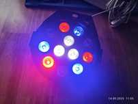 Par LED dmx512 z długim przewodem
