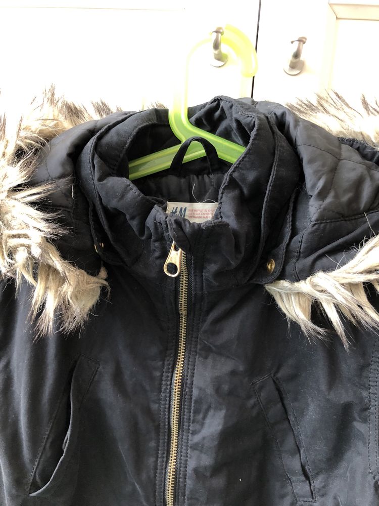 Kurtka kurteczka 146 152 h&m 10-11 parka 11-12 przejściowa