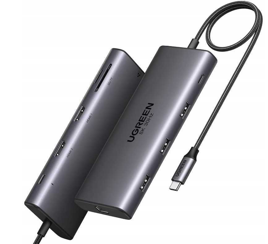 Hub USB c  UGREEN Revodok Pro 10 W 1 CM639