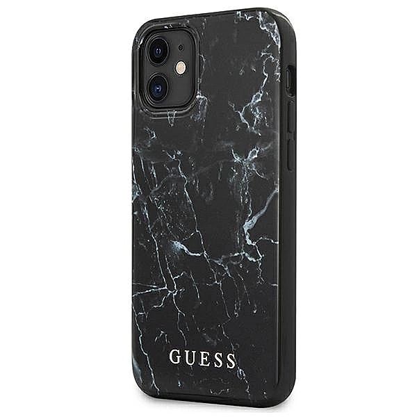 Guess GUHCP12SPCUMABK iPhone 12 mini 5,4" czarny/black hardcase Marble