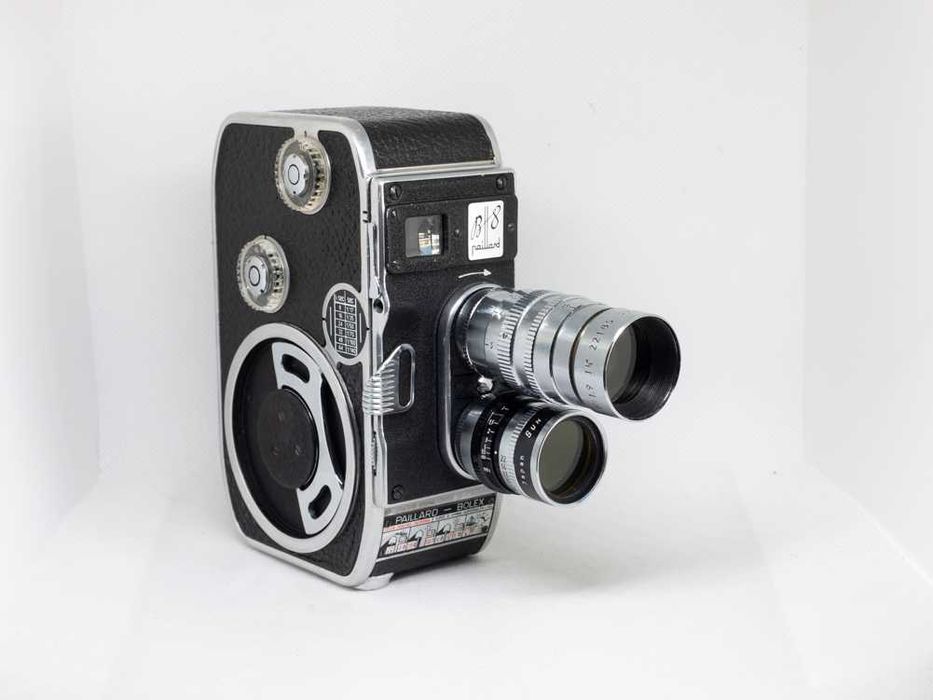 Máquina de filmar vintage Paillard - Bolex B8 (Peças ou decocração)