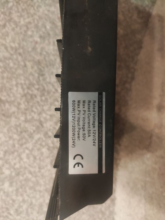 MPPT PV контроллер заряда АКБ от солнечных батарей 50A 12V/24V Dual US