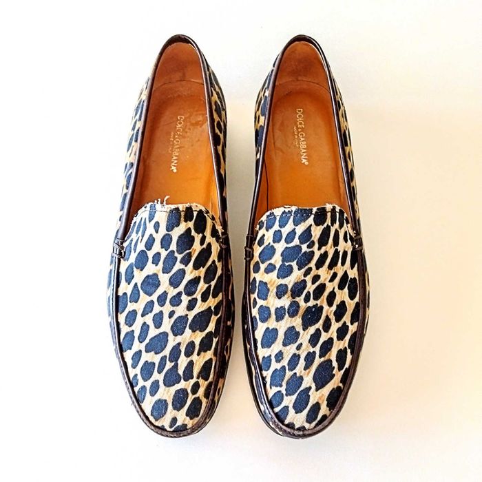 Туфлі Dolce Gabana 41-42, розмальовка леопард