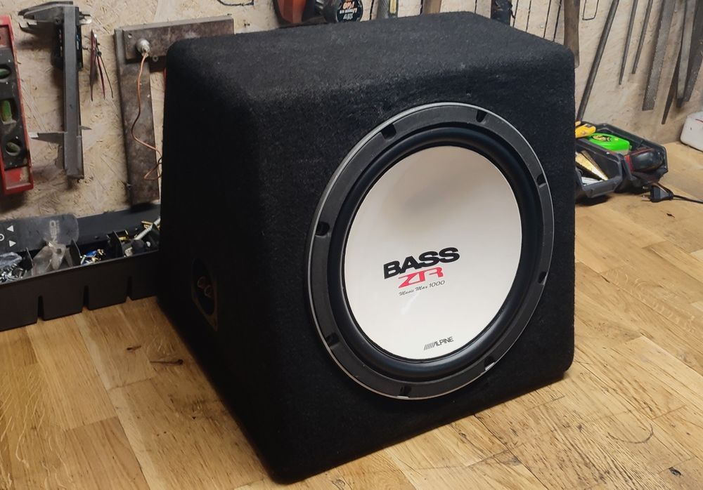 Skrzynia Basowa Alpine SWR-3040, 300w rms 30cm 12" hi end Japan