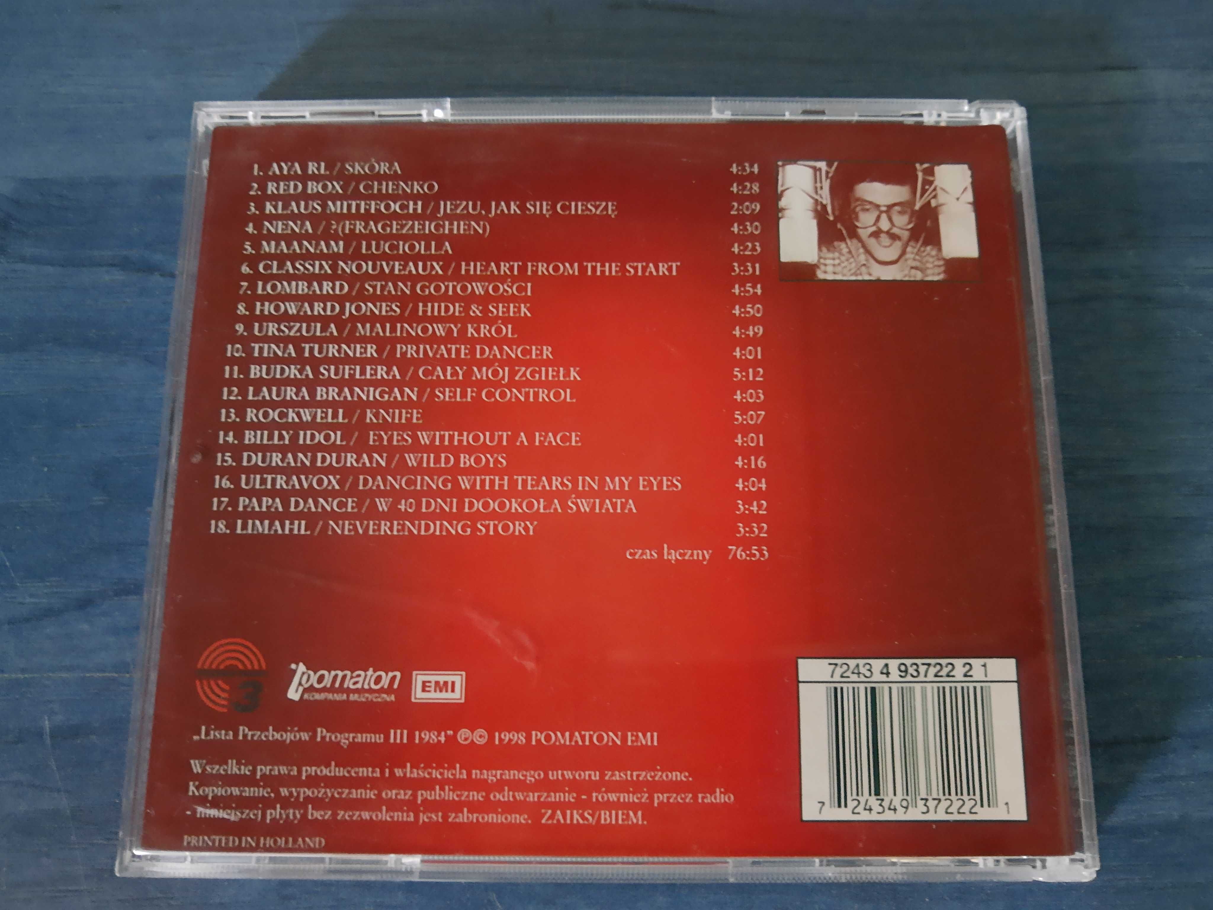 Lista Przebojów Programu III - 1984 płyta CD
