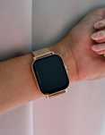 Złoty smartwatch *ios i android