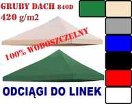 2x2 GRUBY DACH poszycie NAMIOTU Handlowego Pawilonu Ogrodowego 3x4,5