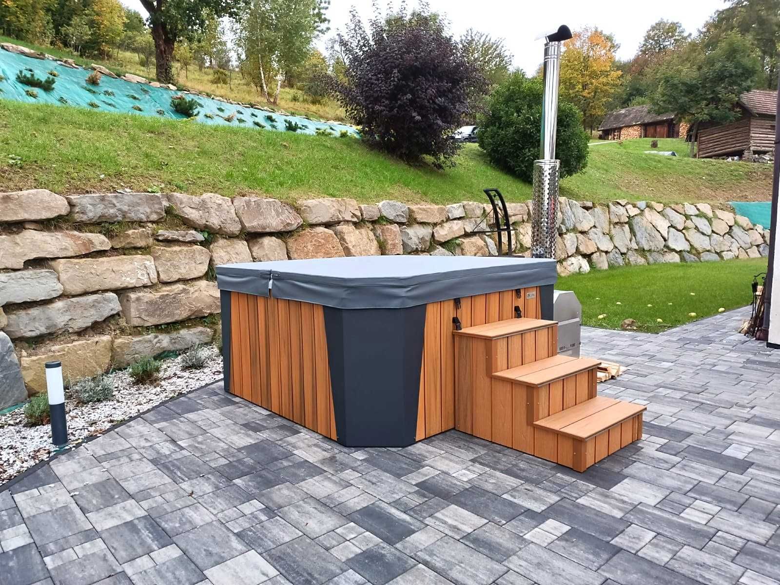 "ETNA" 5 os. hydromasaż LED Jacuzzi PREMIUM! Wanna SPA gorąca beczka!