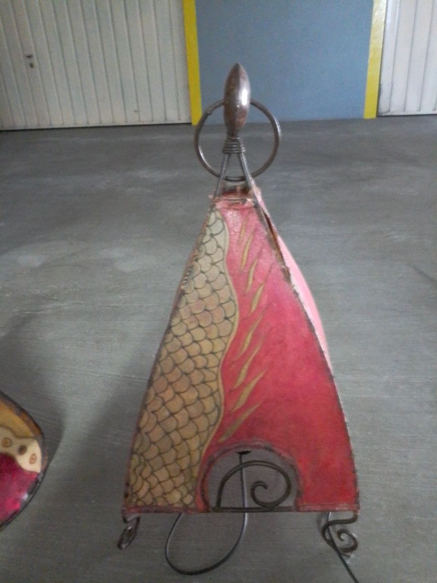 Conjunto de candeeiros marroquinos