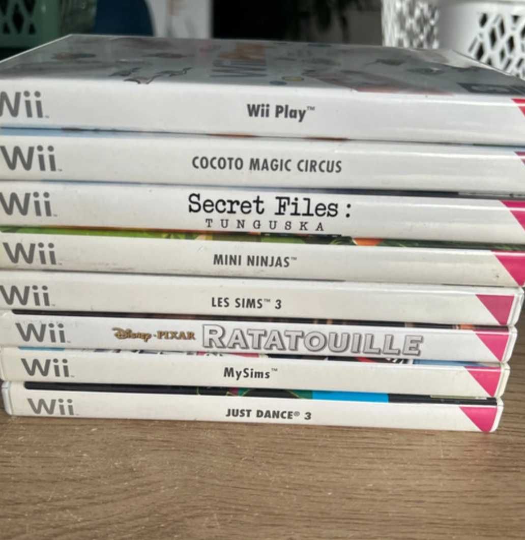 Lote 8 jogos Nintendo Wii – diversos, completos e em ótimo estado