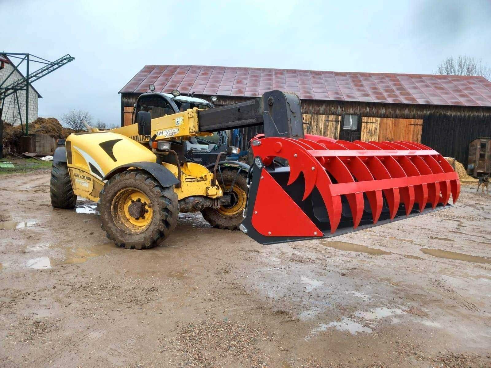 ŁYCHO KROKODYL ZĄB PALONY 1,6m Euro JCB Merlo CAT Claas  dostawa!
