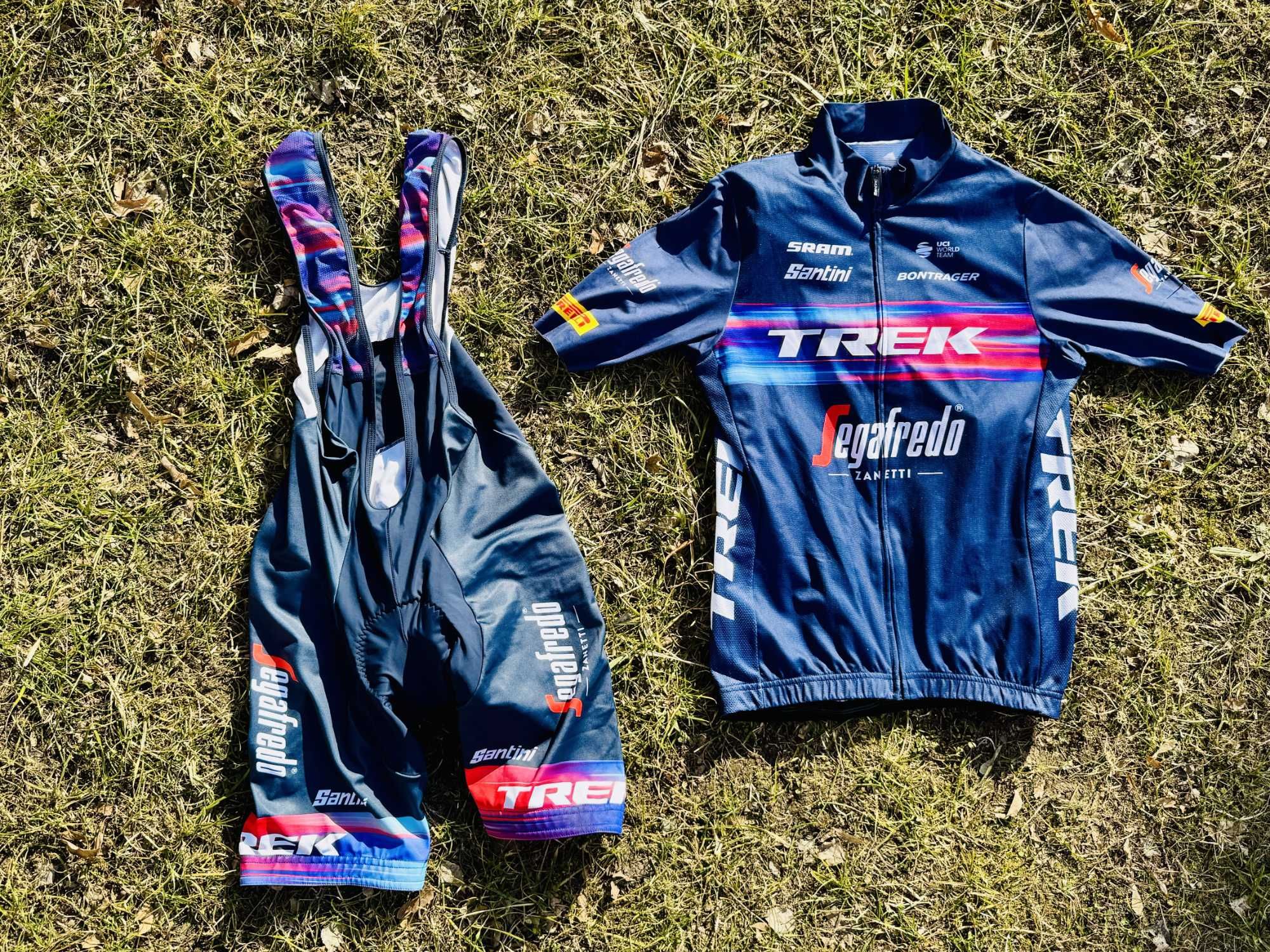 Чоловіча велоформа, велотріко Santini Trek-Segafredo TOUR DE FRANCE