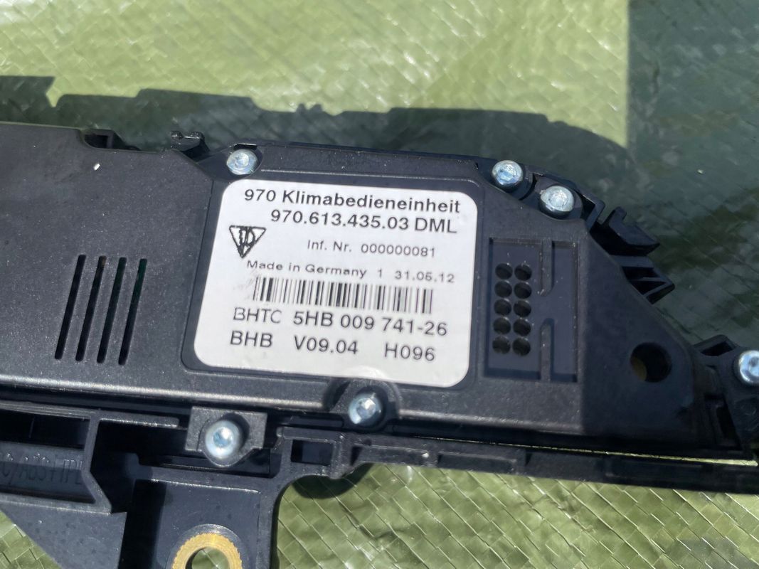 Porsche Panamera 970, 2012r Panel Sterowania Klimatyazcji Eu