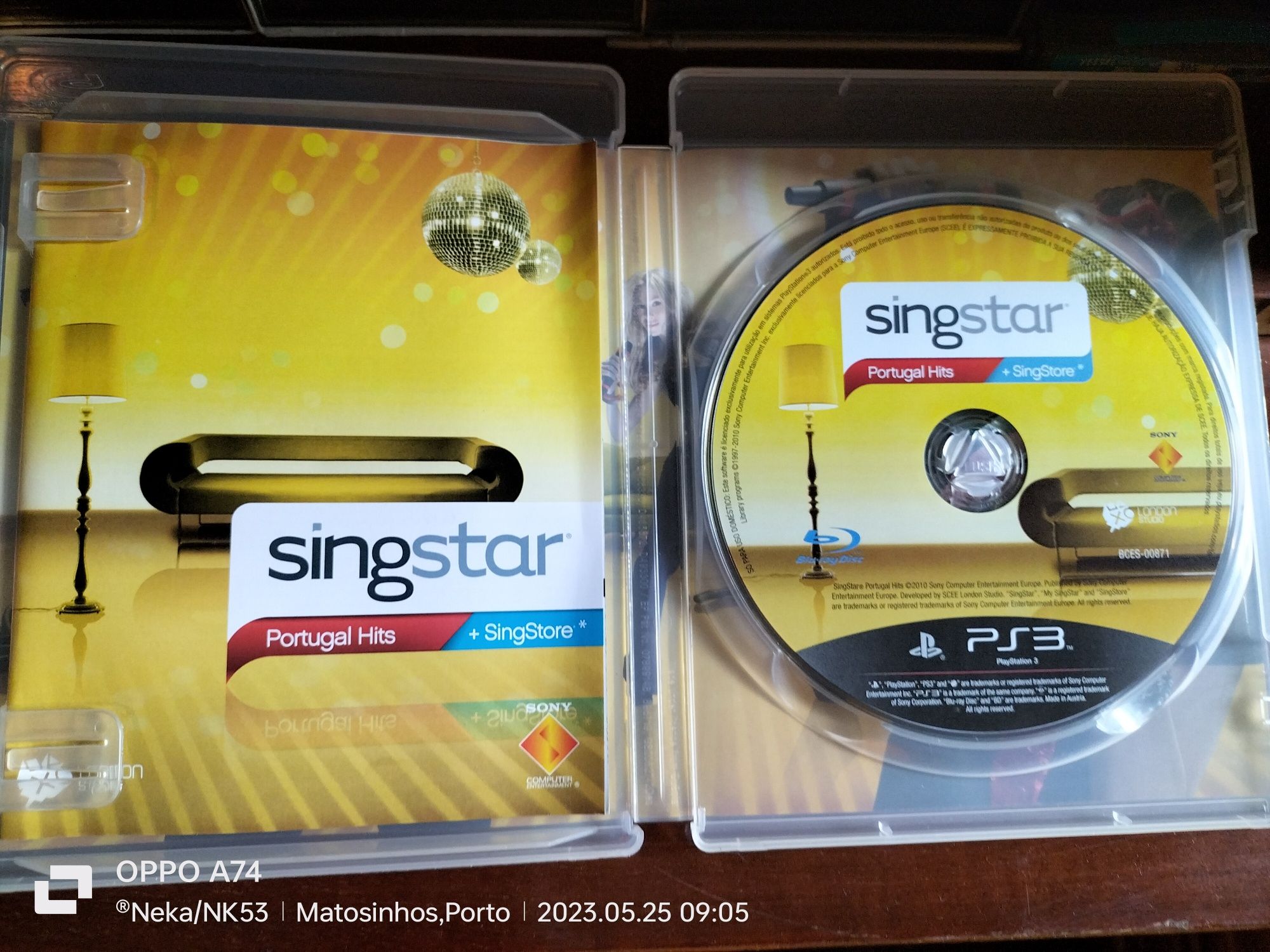 Karaoke Singstar com Microfones PlayStation 3 sem fios