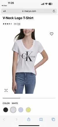 Нова , сама популярна футболка Calvin Klein , оригінал