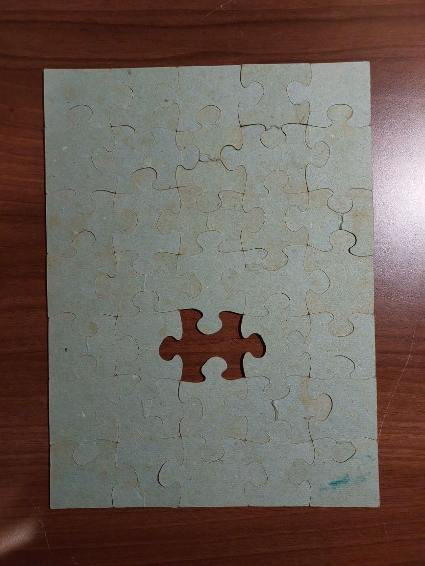 Puzzle rudy kot zwierzę 35 elementów vintage retro