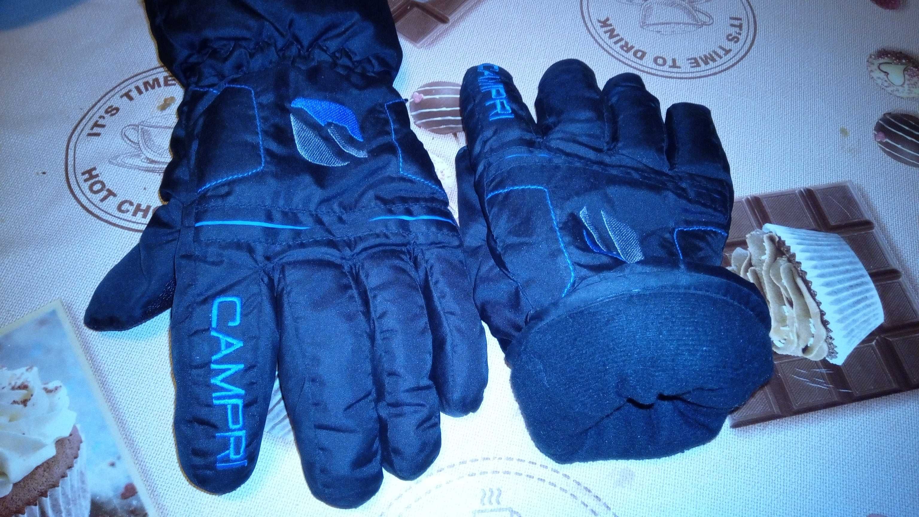 Зимние водонепроницаемые лыжные перчатки рукавиці 
краги Campri кампри