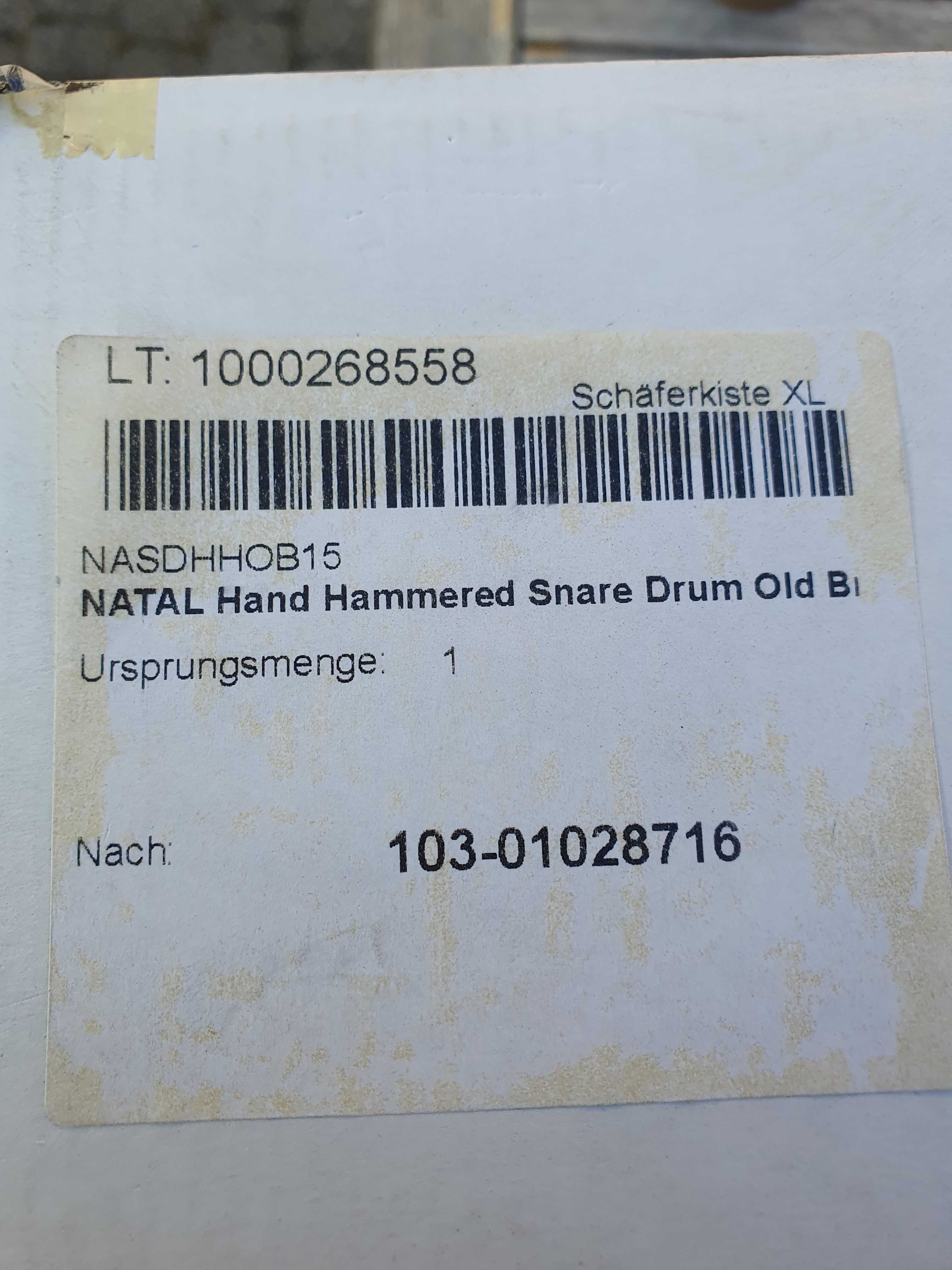 Natal werbel Natal 10x5,5 steel hammeret farba bronce antik