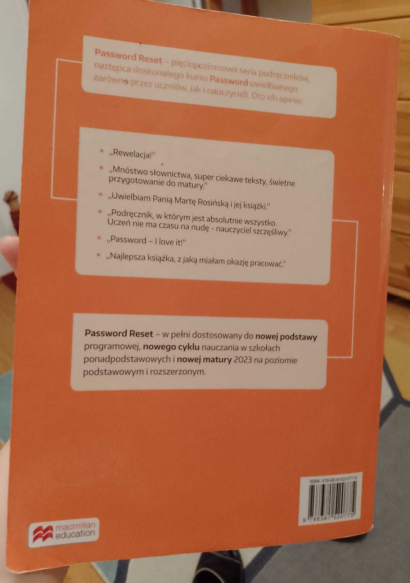 Password Reset A2+ B1 Macmillan