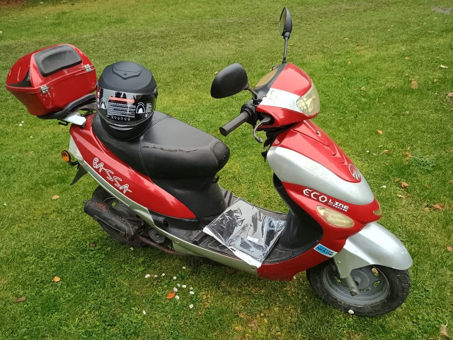 Skuter Router Bassa 4T z Kufrem + Nowy Kask/ Możliwy Transport