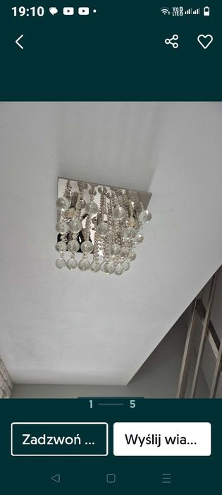 Lampy źelandor oświetlenie  białe  komoda