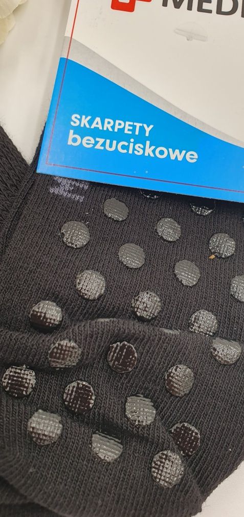 Skarpetki bawełniane bezuciskowe medical bawełna 41-43