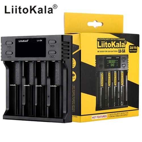 Зарядное устройство LiitoKala Lii-S4 для аккумуляторов 18650, батареек