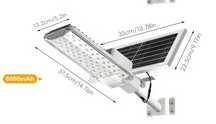 Lampa solarna uliczna z regulowanym panelem, NOWA