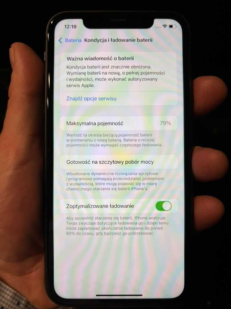 iPhone 11 64 GB – Czarny – Stan dobry – Bateria 79%