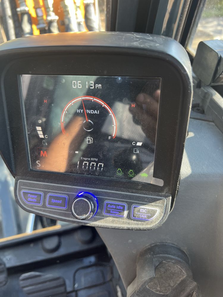 Hyundai 60cr9 engate hidraulico 3 baldes