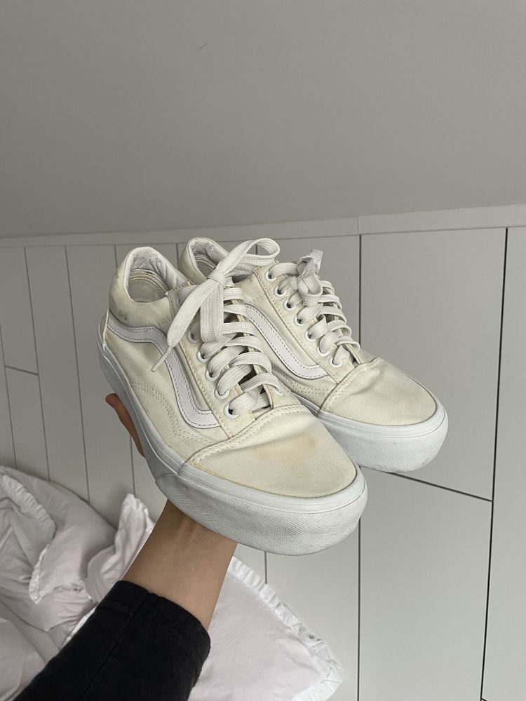 tenisówki sneakersy VANS Platform old skool na platformie koturnie