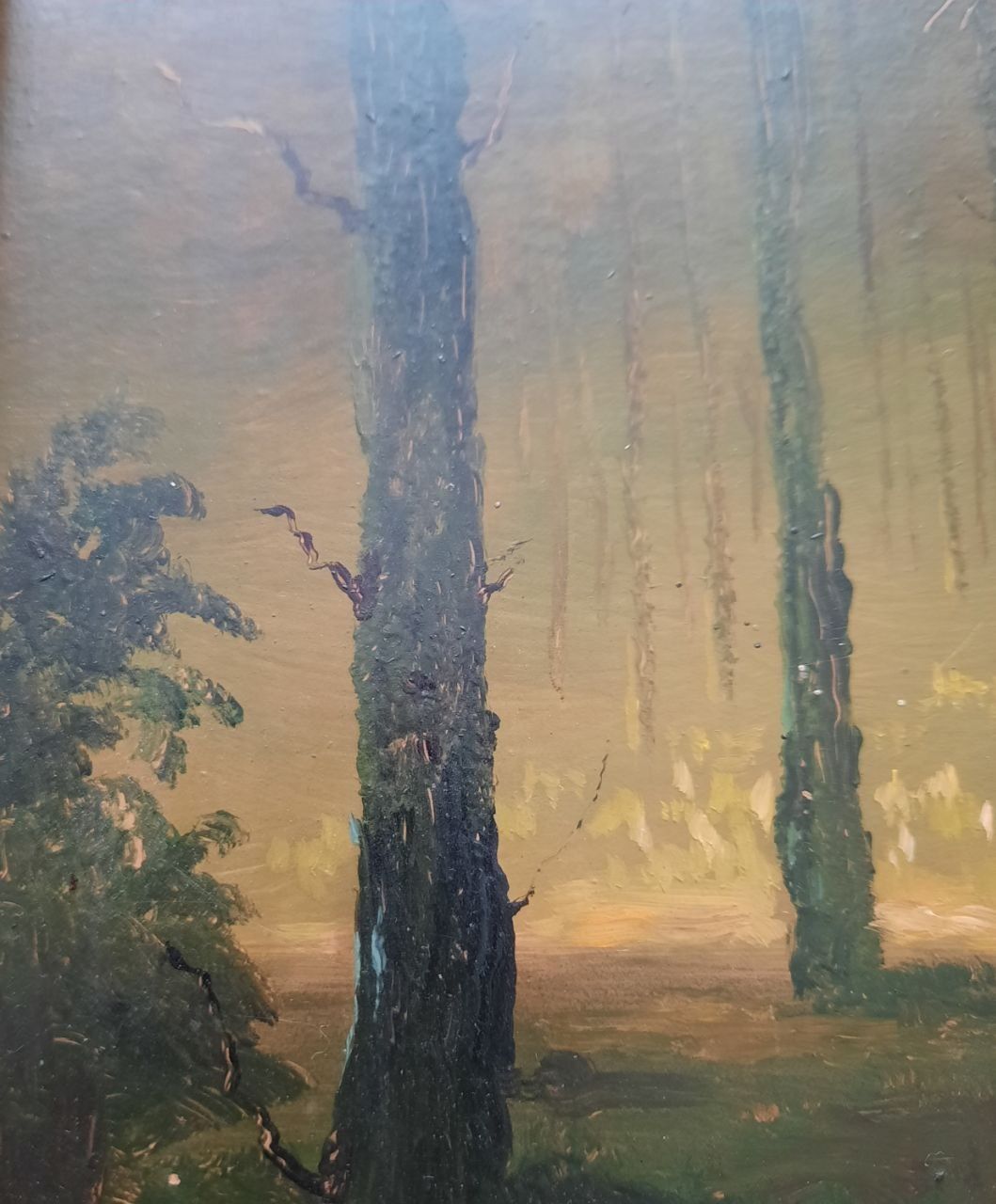 Картина Магічний ліс П Сендер пейзаж масло олія підпис