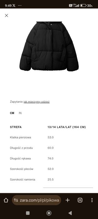 Kurtka zimowa z kapturem NOWA