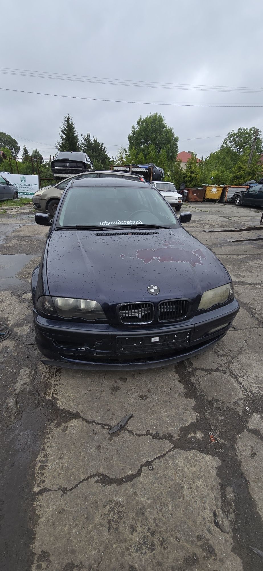 Lampa drzwi dyfer maglownica Bmw E46 320D 2,0 części