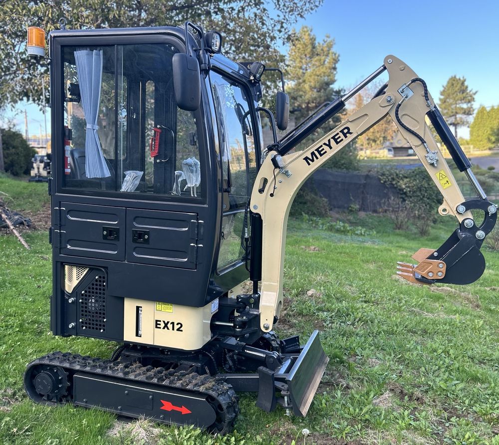Minikoparka MEYER EX12 YANMAR, rozsuwane gąsienice LEASING